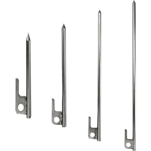 12/20/30/40cm Outdoor Stainless Steel Tent Nails Tent Pegs Outdoor Cement Nail Camping Spike Canopy Tent Peg Camp Studs Stake