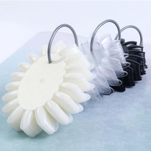 160Pcs Sunflower Color Card Nail Art Acrylic False Tips Practice Display Mould