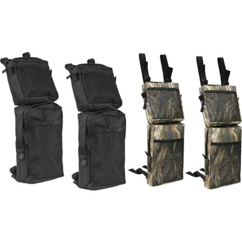 2 Pack ATV Fender Bag ATV Tank Saddlebags Universal Rear Storage Bag for ATV Dirt Bike ATV Accessories