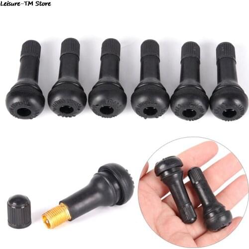 5PCs/set Tubeless Tyre Rubber Valves With Dust Caps Bicyle Car Wheel Tire Valve Stems with Caps