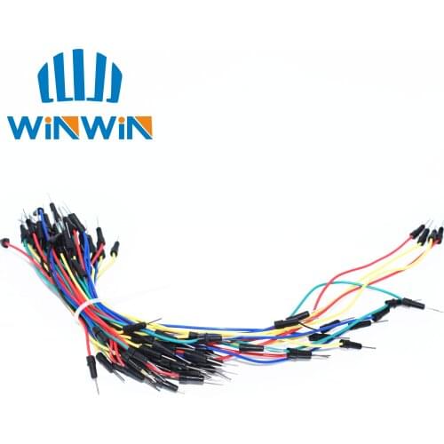 65pcs=1set Jump Wire Cable Male to Male Jumper Wire Breadboard