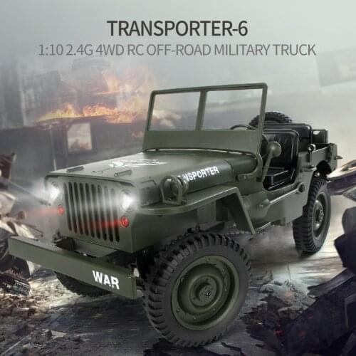 JJRC Remote Control Car Water Proof Auto Electric Off Road Rc Truck Rock Crawle Military Buggy Model Zabawki Kids Toys Boys Gift
