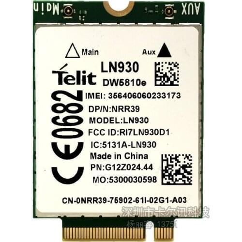 SSEA New Wholesales for DELL LN930 DW5810e 4G LTE Mobile WWAN Card 4G/LTE/DC-HSPA+ 4G wireless module