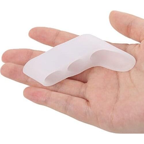 Bunion Shield Gel Pinky Toe Separator Straightener Gel 3 Hole Bunionette Pads