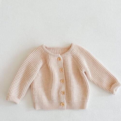 Spring Autumn Newborn Baby Knitted Cardigan Sweater Children Clothing Baby Girls Sweaters Coat Kids Wear Baby Clothes