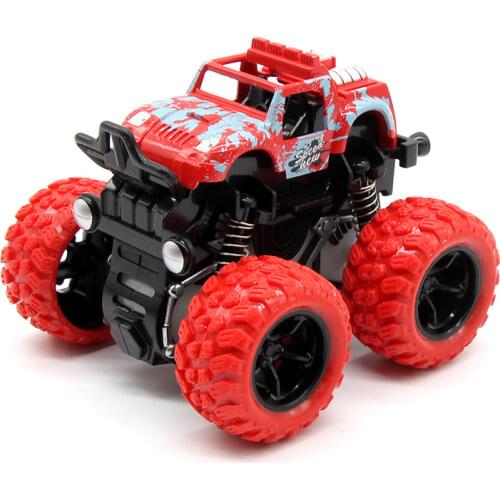 New Educational Inertia Four-Wheel Drive Children and Boys Drop-Resistant Model off-Road Vehicle Toy Car Baby Gift