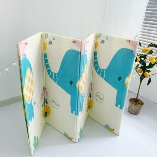 Kids Blanket 180x200cm Foldable Baby Play Mat Xpe Foam Toddler Soft Climbing Pad Games Toys Waterproof Tasteless Mats