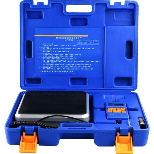 Electronic Scale VES-50A/B Precision Of The Cold Media Called Quantitative Fluorine Balance Scale Refrigeration Tool 110-240V