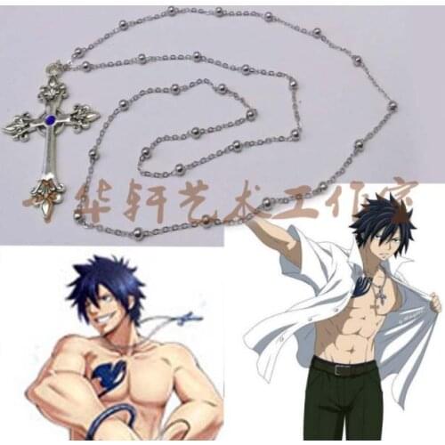 FAIRY TAIL Gray Fullbuster Cosplay necklace Accessories prop