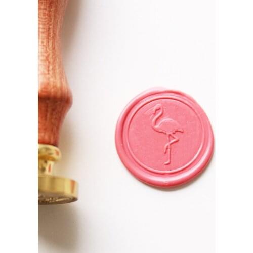 Flamingo Wax Seal Stamp, wedding stamp ,party wax seal stamp,initial wax seal stamp set