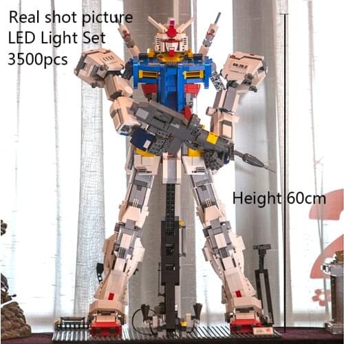 Super Robot Classic Optimus Prime 18KRX78-2 1:60 3500Pcs Transformationer with Fixed Bracket Building Block Bricks Christmas Toy