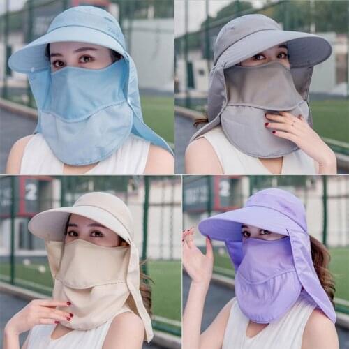 Summer Sun Visor Safety Sunhat Sunscreen Light Breathable Foldable beach sun hat big brim hat sun hat UV Protection woman LM004