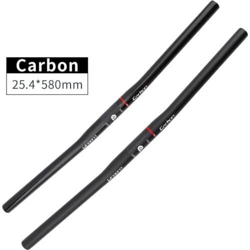 Litepro Straight Handle 25.4mm*580mm Folding Bike One-shaped Ultralight Bicycle Horizontal Handle Bar Full Carbon Fiber