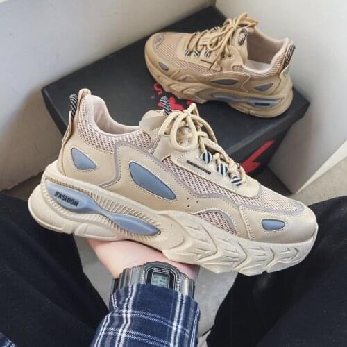 Men Sneakers High Quality Mens Running Shoes Breathable Mesh Sports Shoes Rubber Hard-Wearing Brand Sneakers Casual Shoes