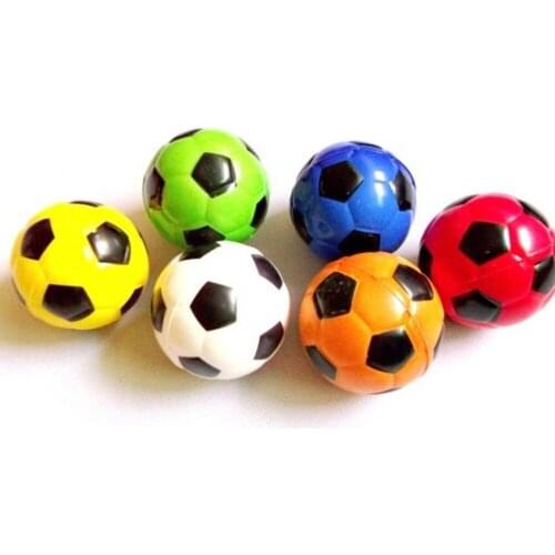 1PCS Football Hand Massager Ball Exercise Soft Elastic Squeeze Stress Reliever Balls Colorful Massage Tool Random