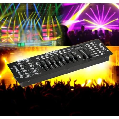 192 Channels DMX512 Controller Console for Stage Light Party DJ Disco Operator Equipment Spotlights DJ Controller
