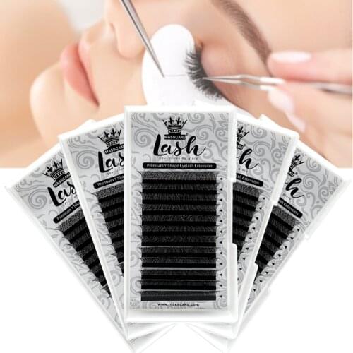 New best selling YY Air Eyelashes Matte Individual Mink Lashes Extensions C/D Curl Fluffy Lash Extension for makeup