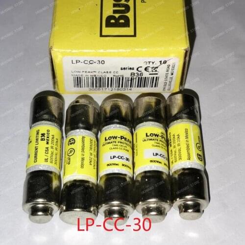 New Fuse CC Slow Blow 600V LP-CC-1 1A LP-CC-2 2A 3A 4A 5A 6A 7A 8A LP-CC-10 10A 15A 20A 25A 30A
