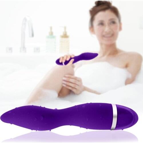 Purple long magic wand vibrator adult sex toys dildo masturbator for man woman lesbian vagina pussy anal vibromasseur massager