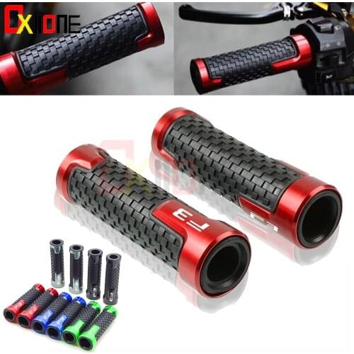 7/8"22mm Handle Bar Grips Handle Bar CNC Motorcycle Scooter Motorbike Rubber End Grip For MV Agusta F3 675 F3 800/AGO/RC/AMG