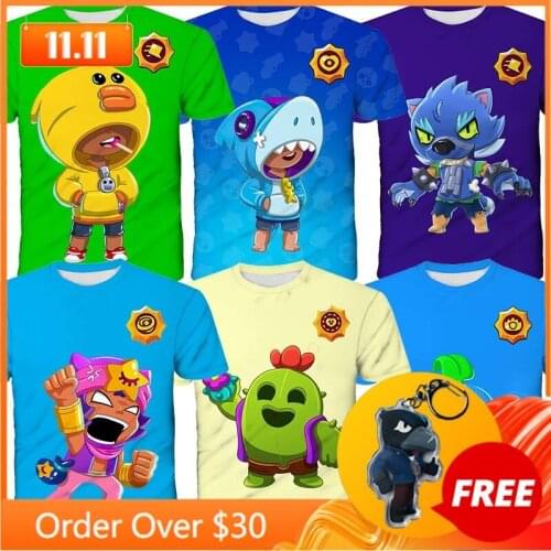 Games Kids Hoodies Leon Browlers Game 3D Print Hoodie Sweatshirt Boys Girls Harajuku Cartoon Jacket Tops Teen Clothes