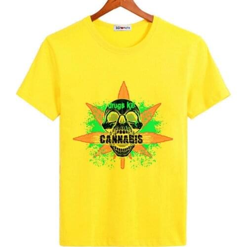 BGtomato super fashion skull tshirt new style personality design summer t-shirt men cool hip hop streetwear original tops