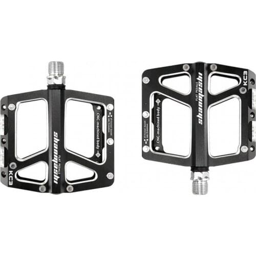 Ultralight Mountain Bike Pedals Cycling Bicycle Pedal Alu MTB/BMX 2DU Bearings Bike Footrest Big Flat Treat Bike Accessories