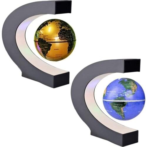 LED World Map Magnetic Levitation Floating Globe Home Electronic Antigravity Lamp Novelty Ball Light Birthday Decoration