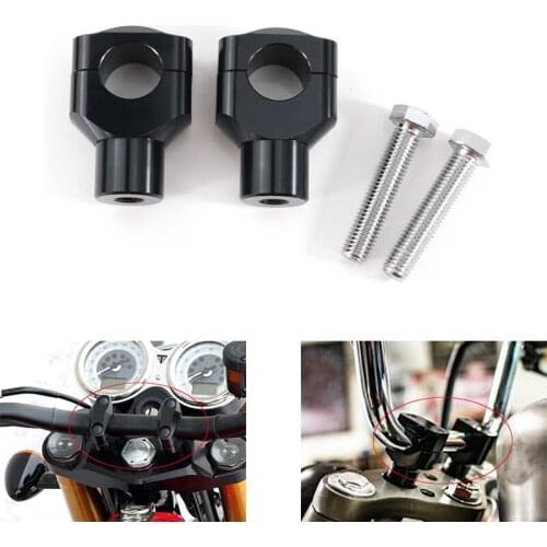 Motorcycle Universal Handlebar Risers Mount Clamp Fit Fit For Kawasaki Honda Yamaha Triumph Harley Davidson 25.4mm Handlebar
