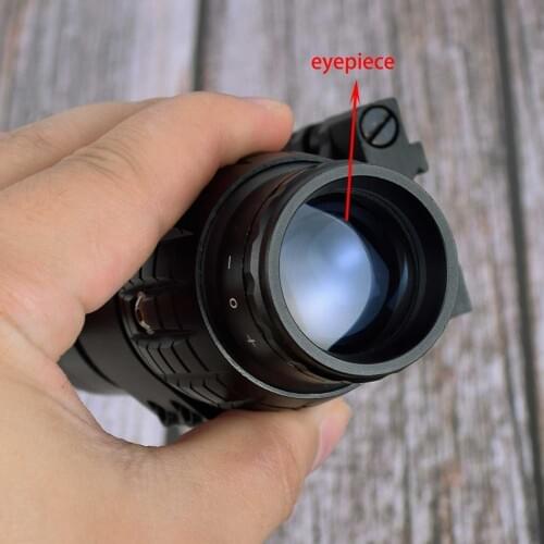 Rifle 3x Compact Tactical Red Dot Sight Riflescopes with Flip UP Mount Side Picatinny Airsoft Rail Mount for Hunting
