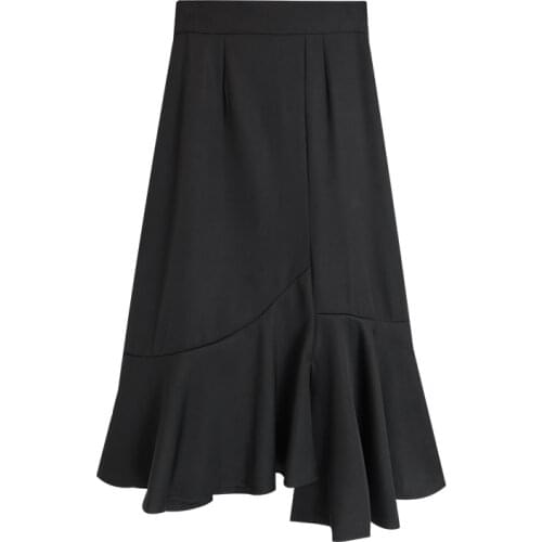 Cheap wholesale 2021 spring summer autumn new fashion casual sexy women Skirt woman female OL mid length skirt long skirt Fy0228