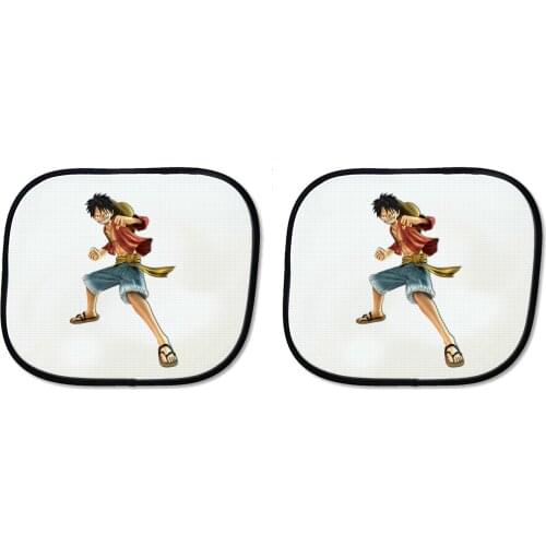 PARASOL DOUBLE MONKEY D LUFFY PIRATE KING sunshield car