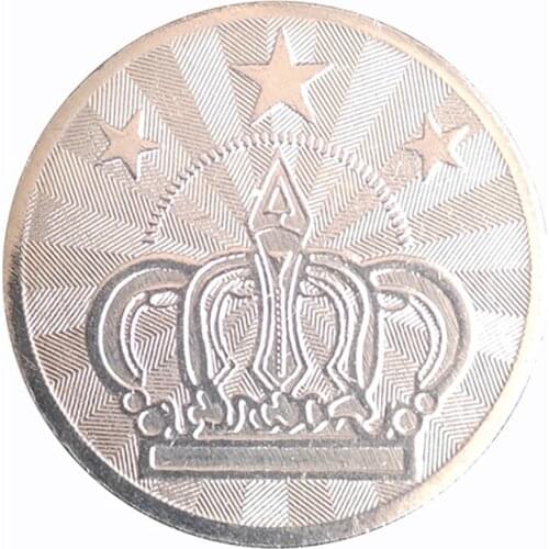 10pcs 25*1.85mm Stainless steel Lovely Arcade Game Token Coins