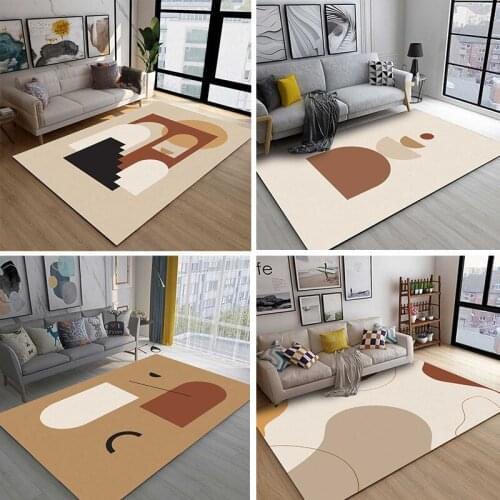 200*300CM Nordic minimalist ins Morandi geometric abstract kitchen living room bedroom bedside carpet floor mats