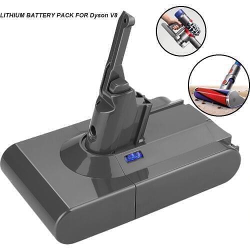 4000mah 21.6v Battery For Vacuum Cleaner Replacement Battery For Dyson V8 Battery Absolute V8 Animal Vacuum Cleaner#g30