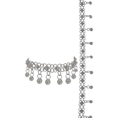 Regional Bulk Coriander Silver Plated Anklet Bracelet