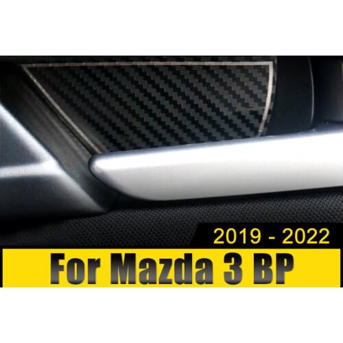 Stainless Steel Car Door Bowl Covers Trims Sticker Interior Moulding For Mazda 3 Axela 2019 2020 Accessories