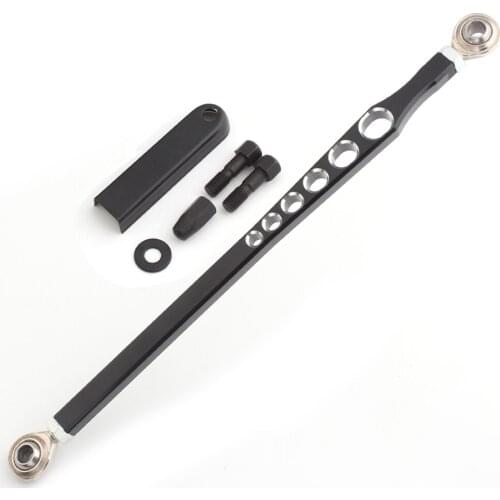 Motorcycle 6 Holes Black Gear Shift Linkage Rod Shifter Link For Harley Davidson Touring Softail Dyna Wide Glide Trike Rod