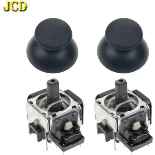 JCD 3D Analog Joystick Axis Sensor Module W/ 2x Thumbsticks Cap For Sony Playstation 3 PS3 Controller