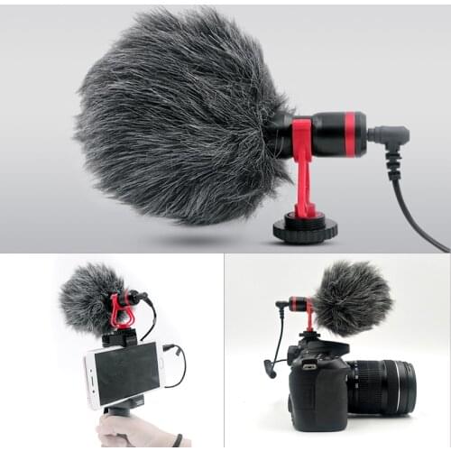 Camera Video Microphone RE-150 DSLR recording microphone for SLR photography Vlog microphone iPhone 7 6 Andriod Smartphone