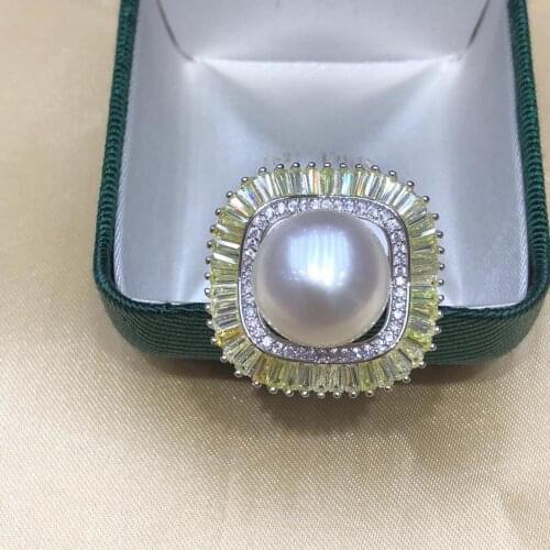 Bridal 925 Sterling Silver Adjustable Free Size Ring Settings Findings Mountings Parts for Pearl Corals Jade Crystal, 5pcs/lot