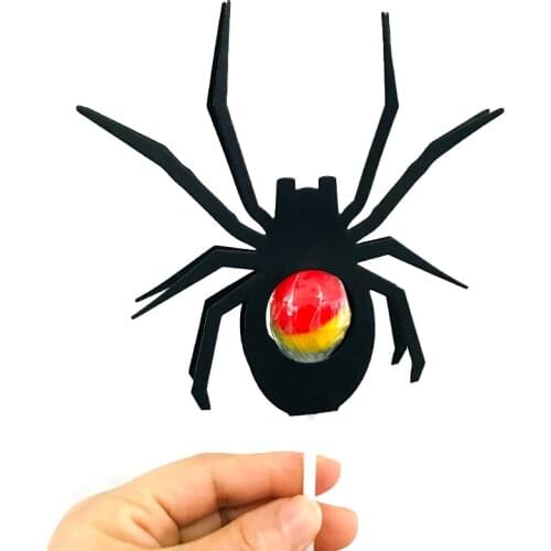 Miss Vintage Halloween Spider Lolli Holder Metal Cutting Dies Stencils For DIY Scrapbooking Decorative Handcraft Craft Die Cut