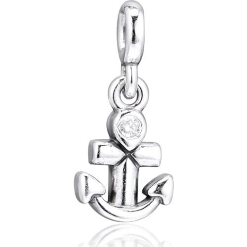 My Anchor Charms 925 Original Fit Pandora Me Bracelets Sterling Silver Charm Beads for Jewelry Making Bead kralen