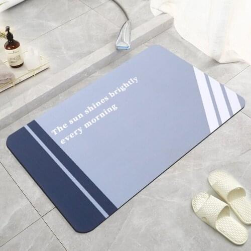 Soft Water Absorption Bath Mat in the Bathroom Anti-slip Rug Toilet Bathtub Room Liing Room Door Bathroom Foot Floor Mats Carpet