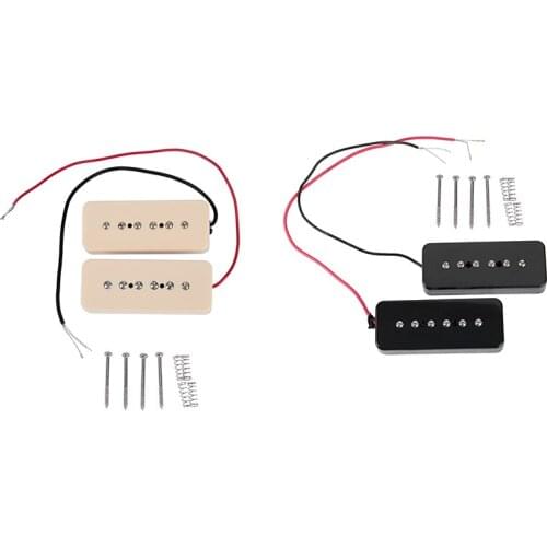 A Set P90 Electric guitar Soapbar Single Coil Pickups P 90 Soap bar Pickups