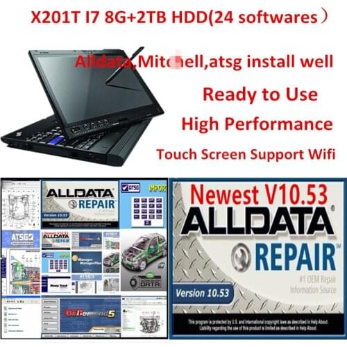2021 laptop Computer Thinkpad For Lenovo X201t i7 4G/8G Touchscreen with 2TB HDD Alldata mit..ll atsg Install Well Ready to use