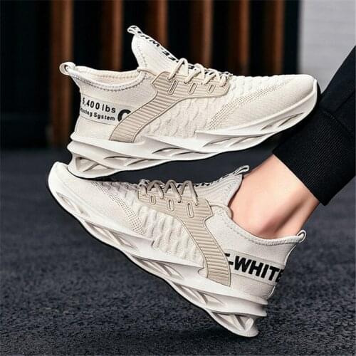 2021 Spring New Mens Shoes Mesh Breathable Fly Woven Mens Fashion Sports Shoes Trend Casual Light Running Shoes High Top Shoes