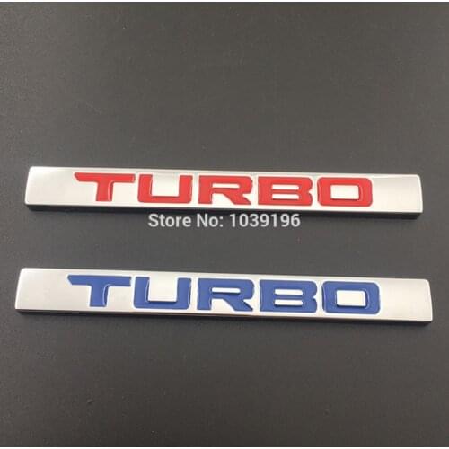 New Car Styling Turbo Boost Loading Boosting 3D Metal Chrome Zinc Alloy Emblem Badge Sticker Decal for Honda Civic CR-V U-RV