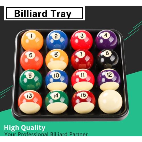 Billiard Ball Tray Holds 16 Balls Portable Plastic Material Professional Carrying Full Set Pool Snooker Disk Billiard Accessory
