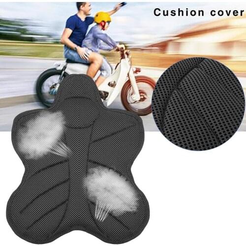 Motorcycle Seat Cushion 3D Mesh Pad Cover For Electric Bike Universal Summer Breathable Heat Insulation Seat Cushion Cover